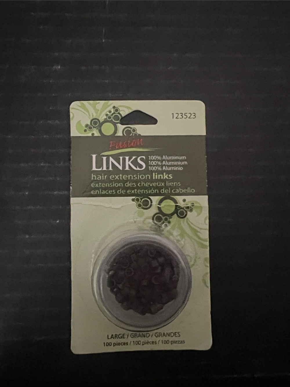 Hair Extension Links - Dark Brown
